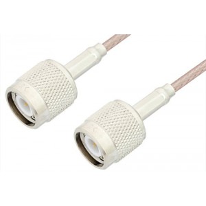 TNC Male to TNC Male Cable 12 Inch Length Using 75 Ohm ET-RG179 Coax