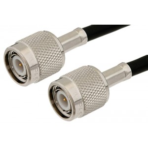 TNC Male to TNC Male Cable 12 Inch Length Using ET-P195 Coax