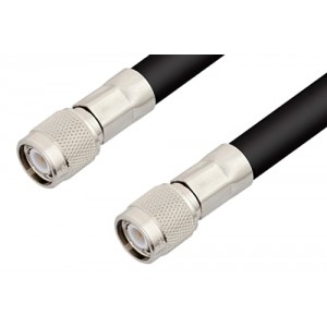 TNC Male to TNC Male Cable 12 Inch Length Using ET-RG214 Coax, RoHS