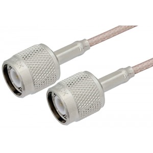 TNC Male to TNC Male Cable 12 Inch Length Using ET38399 Coax