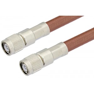 TNC Male to TNC Male Cable 12 Inch Length Using ET-RG393 Coax