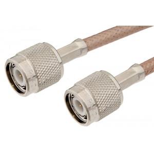 TNC Male to TNC Male Cable 12 Inch Length Using ET-RG400 Coax, RoHS