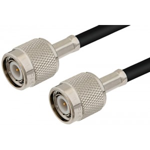 TNC Male to TNC Male Cable 12 Inch Length Using ET38397 Coax