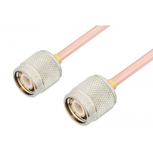 TNC Male to TNC Male Cable 6 Inch Length Using ET-RG402 Coax, RoHS