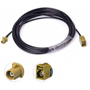 Fakra K Female to Male Pigtail Cable ET-RG174 16.4ft Sirius Antenna Extension Cable Truck/RV XM Satellite Radio Antenna