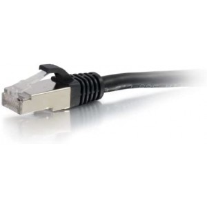 Ebeestock 00821 Cat6 Cable - Snagless Shielded Ethernet Network Patch Cable, Black (20 Feet, 6.09 Meters)