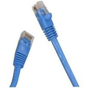 Cat5e Molded RJ45 Network Ethernet Patch Cable - Blue (25 Feet) - 25 Pack