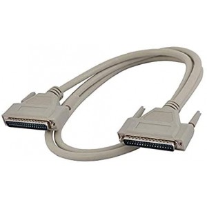 Parallel Printer Cable Male to Male DB37 37 Pin Serial Extension Cable 1.5M/5Ft Length