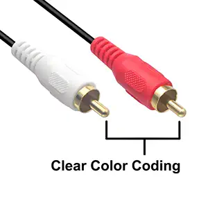 RCA FEMALE TO 2 RCA MALE ADAPTER