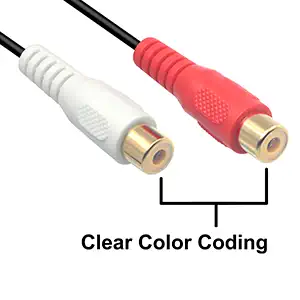 RCA MALE TO DUAL FEMALE ADAPTER