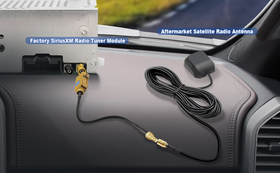 sirius satellite xm radio antenna fakra to smb adapter