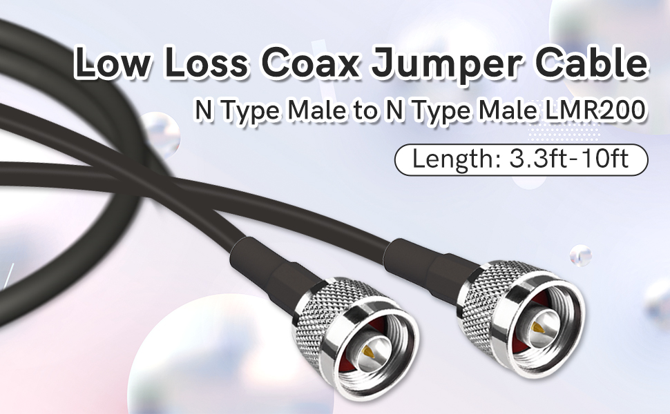 N Male to Male Cable