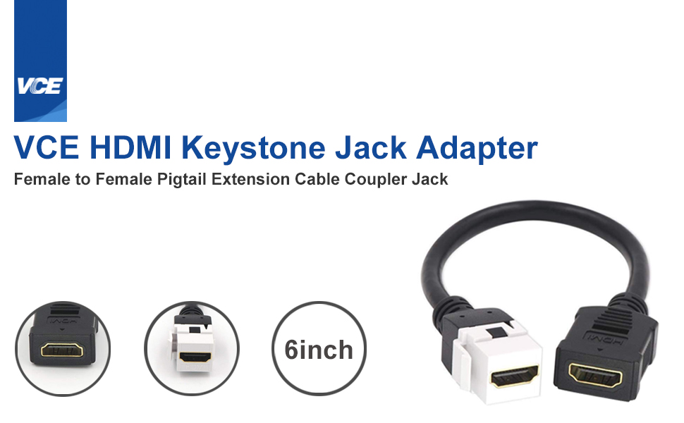 hdmi keystone cable