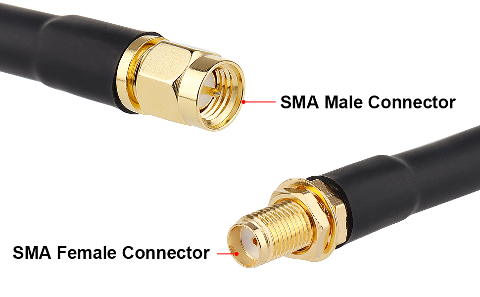 SMA Male to SMA Female Coax